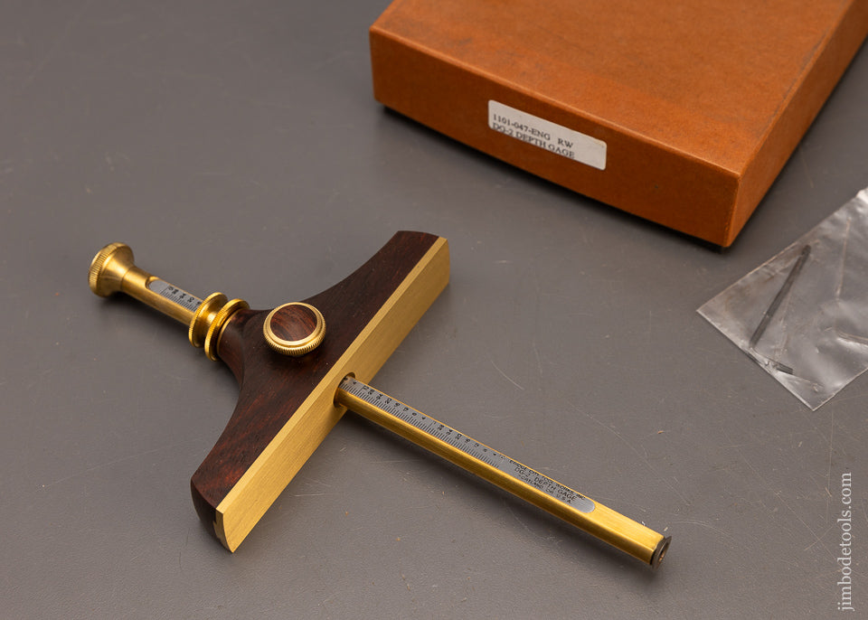 BRIDGE-CITY-TOOL-WORKS-No.-DG-2-Depth-Gauge-Mint-in-Box-117322