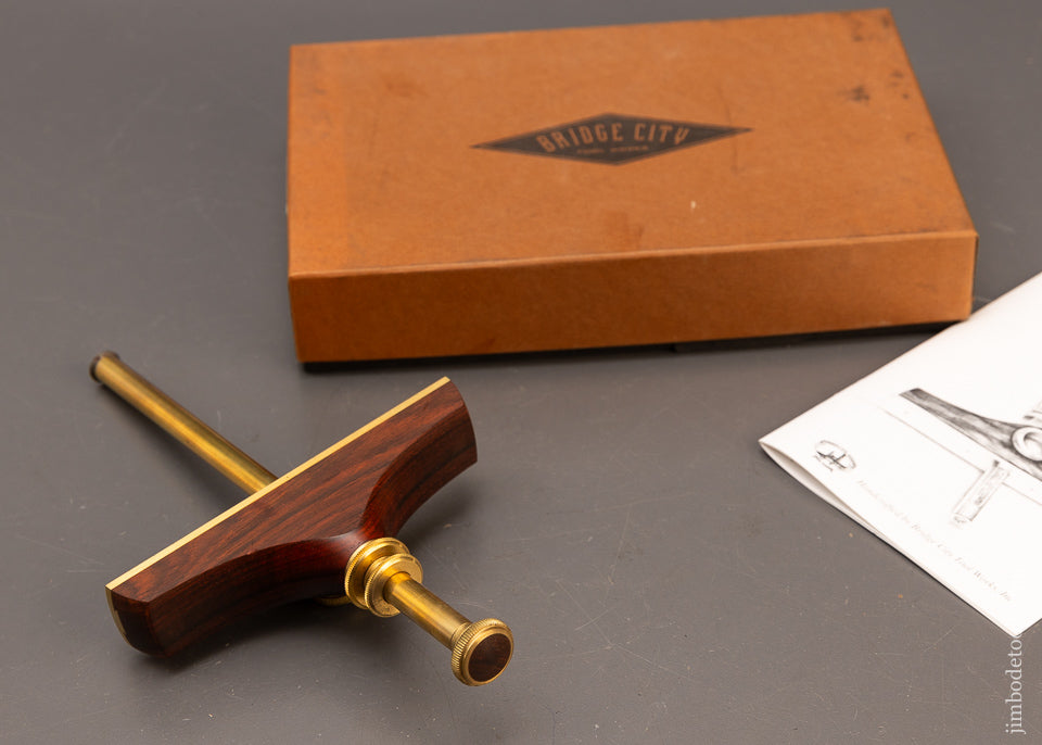 BRIDGE-CITY-TOOL-WORKS-No.-DG-2-Depth-Gauge-Mint-in-Box-117322