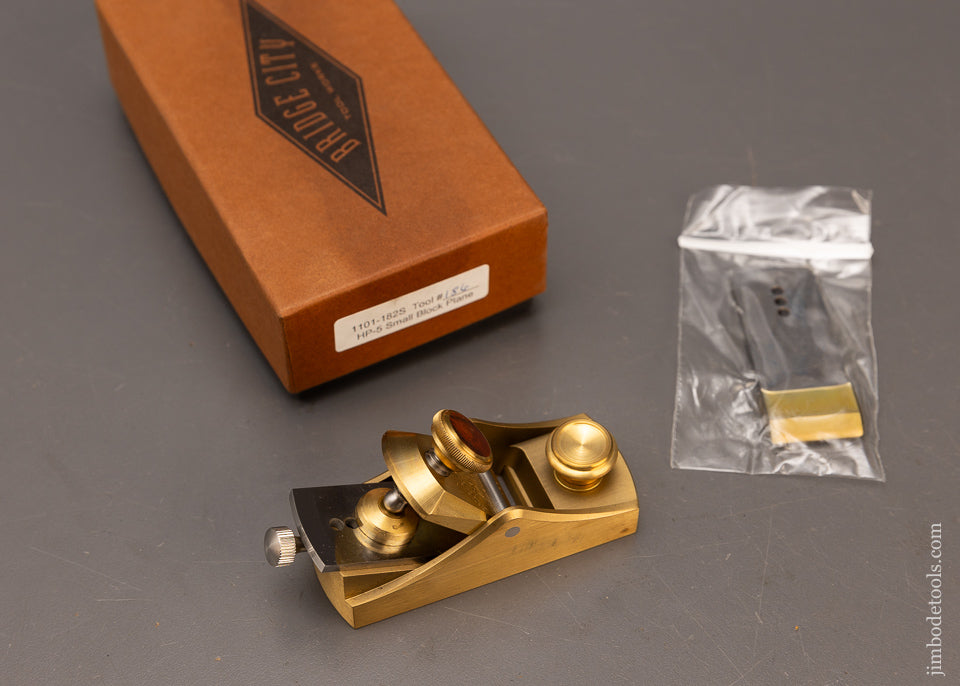 BRIDGE-CITY-TOOL-WORKS-HP-5-Small-Block-Plane-Mint-in-Box-117327