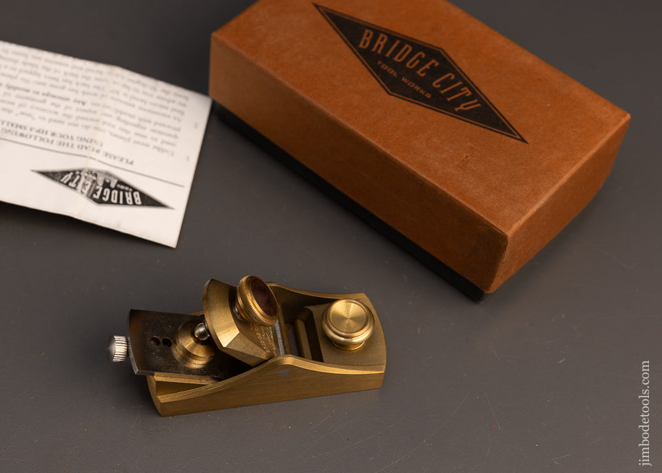 BRIDGE-CITY-TOOL-WORKS-NO.-HP-5-Small-Block-Plane-Mint-in-Box-117328