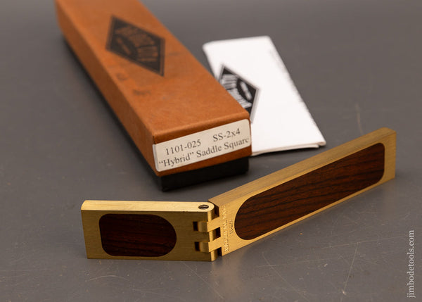 BRIDGE-CITY-TOOL-WORKS-SS-2x4-Saddle-Square-Mint-in-Box-117335