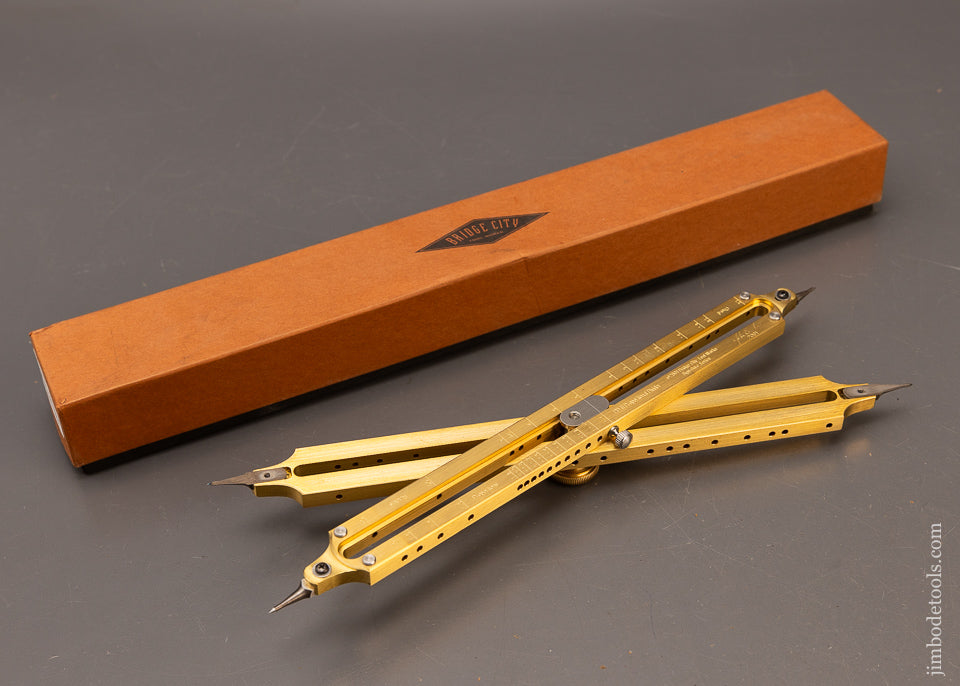 BRIDGE-CITY-TOOL-WORKS-PD-11-Proportional-Dividers-Mint-in-Box-117337