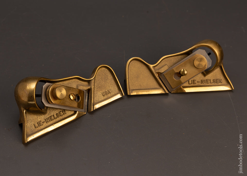 Near-Mint-Impossible-To-Find-LIE-NIELSEN-No.-95-Left-&-Right-Edge-Trimming-Planes-117355