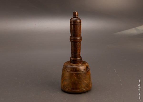 Stunning-18-Ounce-Fancy-Lignum-Vitae-English-Carving-Mallet-117393