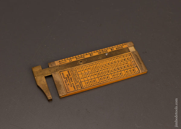 Near-Mint-Unused-Boxwood-Rope-Caliper-RABONE-No.-1206-117409