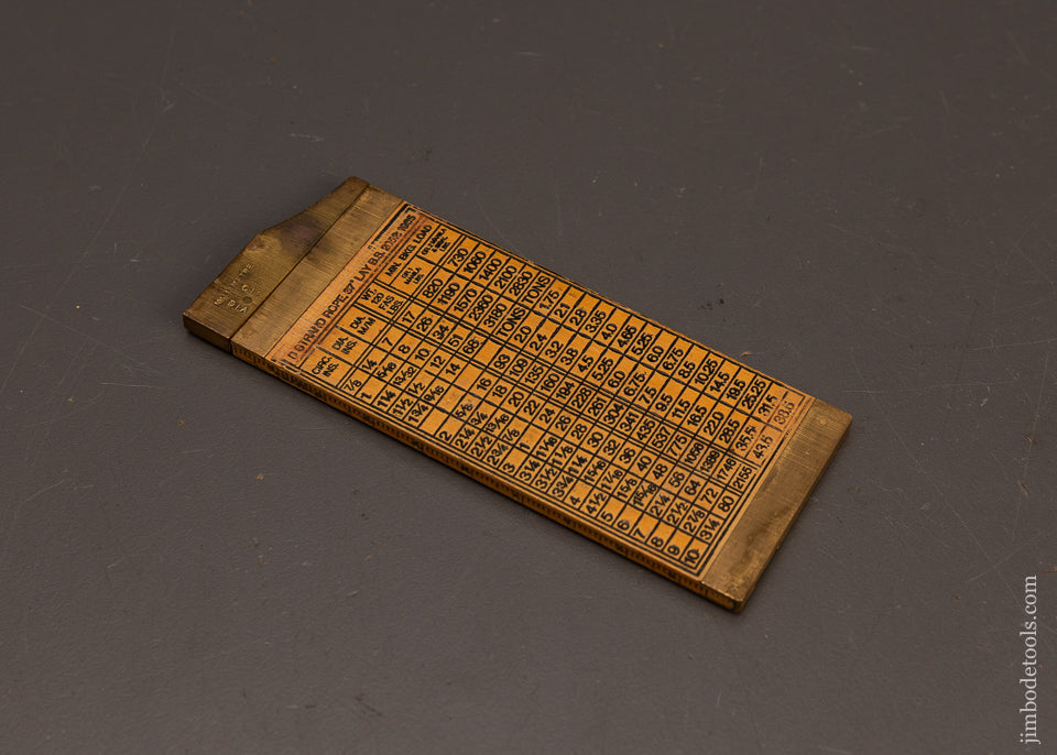 Near-Mint-Unused-Boxwood-Rope-Caliper-RABONE-No.-1206-117409