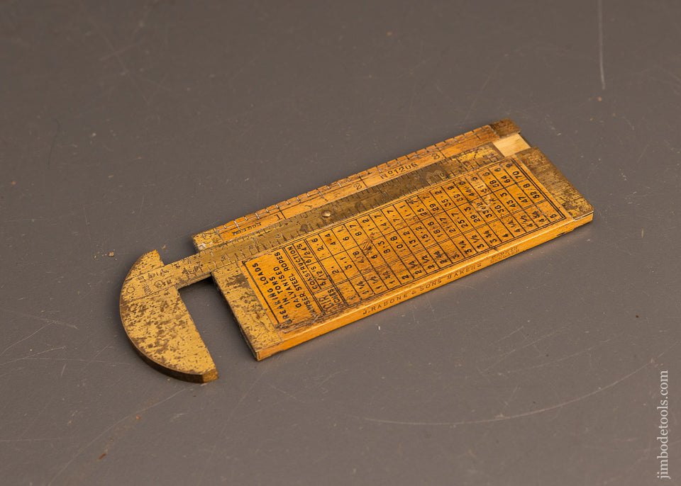 Extra-Fine-RABONE-No.-1206-Boxwood-Rope-Caliper-Rule-117410