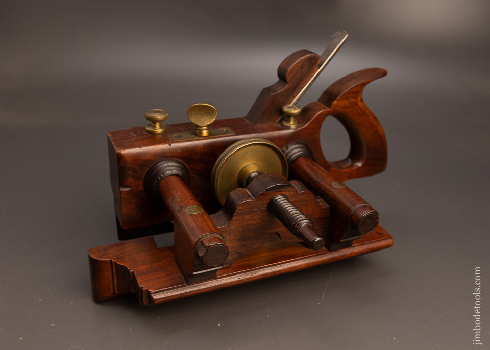 Exquisite-Rosewood-SANDUSKY-No.-140-Center-Wheel-Plow-Plane-117420