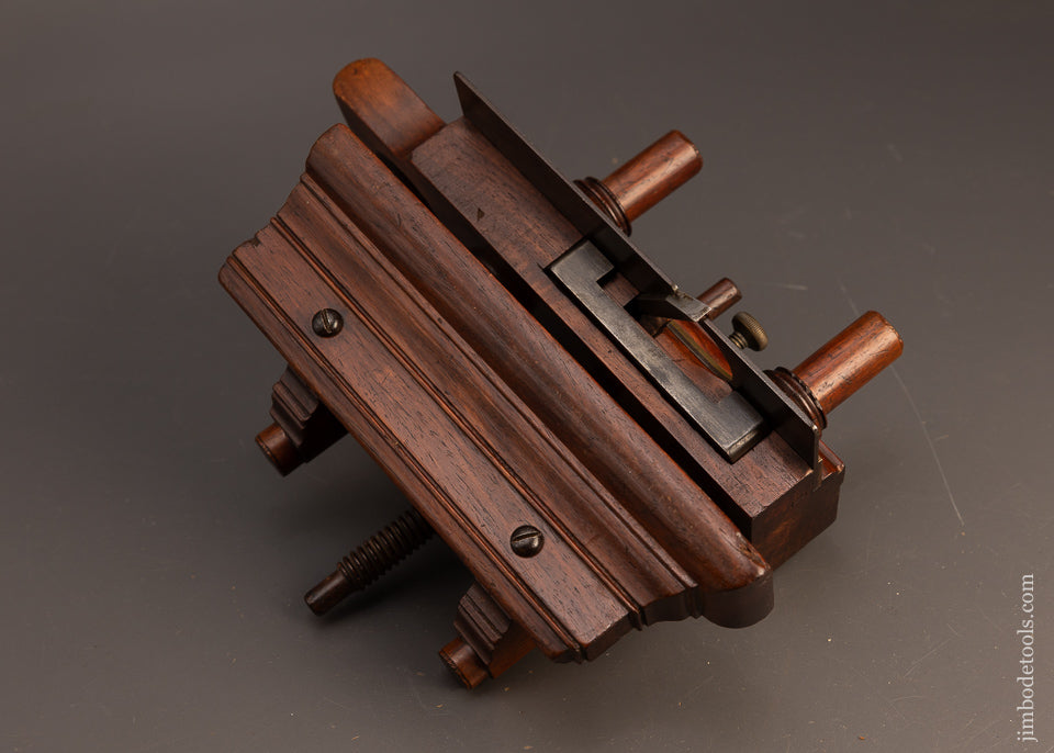 Exquisite-Rosewood-SANDUSKY-No.-140-Center-Wheel-Plow-Plane-117420