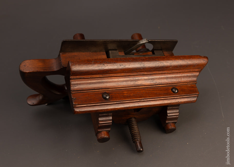 Exquisite-Rosewood-SANDUSKY-No.-140-Center-Wheel-Plow-Plane-117420