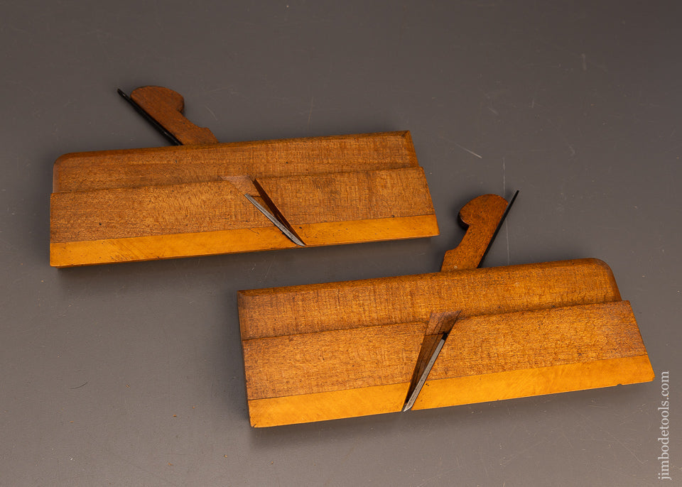 Premium-Extra-Fine-Pair-of-Snipe-Bill-Planes-by-W.-PARKES-117421