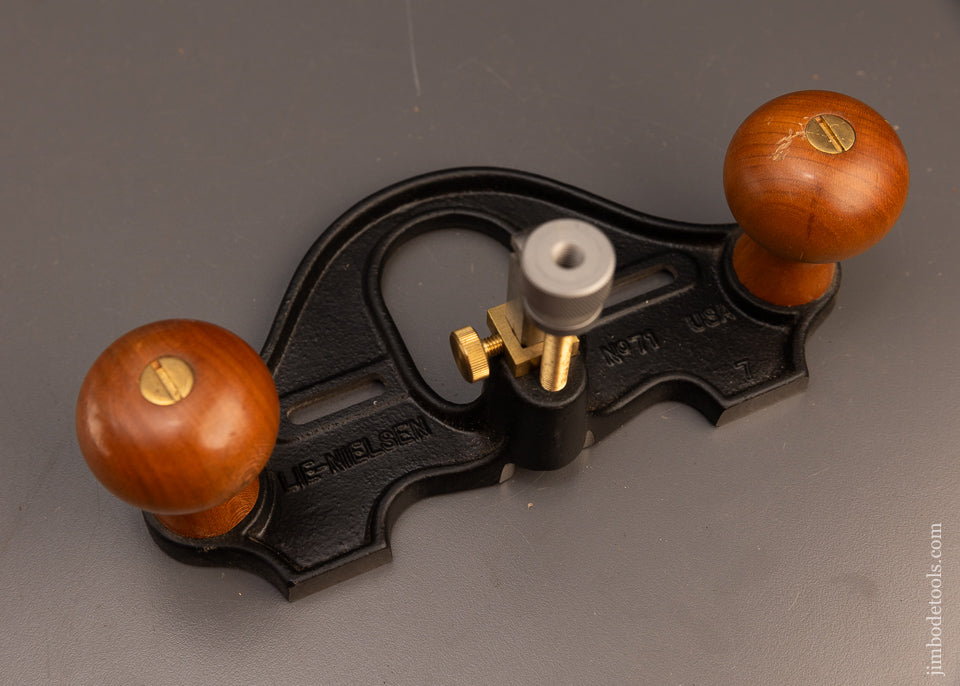 LIE-NIELSEN-No.-71-Router-Plane-Near-Mint-with-3/8-Inch-Cutter-117424