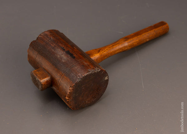 Nice,-Heavy-2-1/2-Pound-Lignum-Vitae-Framing-Mallet-Stanley-No.-4-Unmarked)-117427