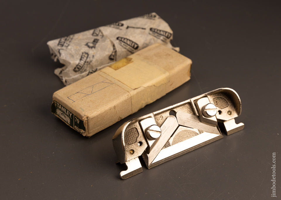 STANLEY-No.-79-Double-Side-Rabbet-Plane-with-Fence-Mint-in-Box-117459