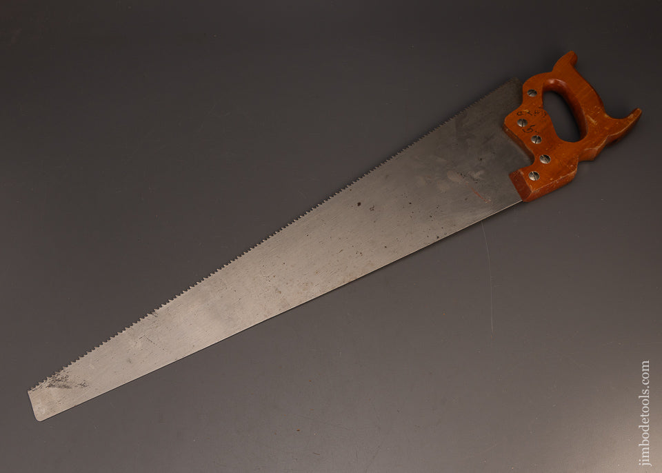 New-Old-Stock-Mint-&-Unused-Vintage-DISSTON-No.-D-23-Hand-Saw-117465
