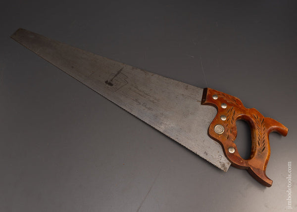 Little-Used-DISSTON-D-23-Hand-Saw-Straight-&-Sharp-117466