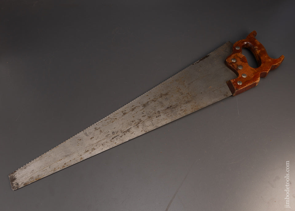 Little-Used-DISSTON-D-23-Hand-Saw-Straight-&-Sharp-117466