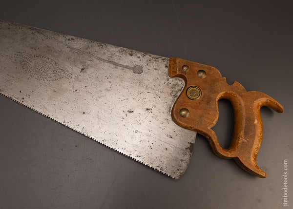 Premium-Extra-Fine-New-Old-Stock-DISSTON-“Brown’s-No.-3”-Hand-Saw-117467