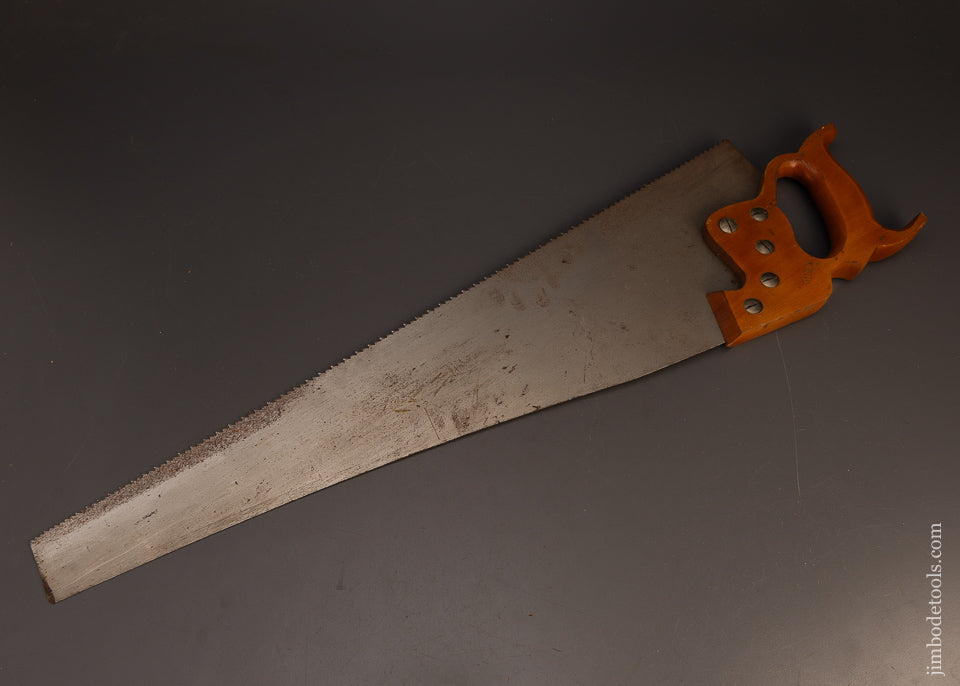 Mint-Unused-New-Old-Stock-DISSTON-D-8-Rip-Hands-Saw-117485