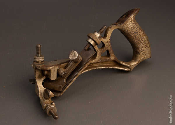 Rare-&-Complete-STANLEY-No.-196-Curved-Rabbet-Plane-117490