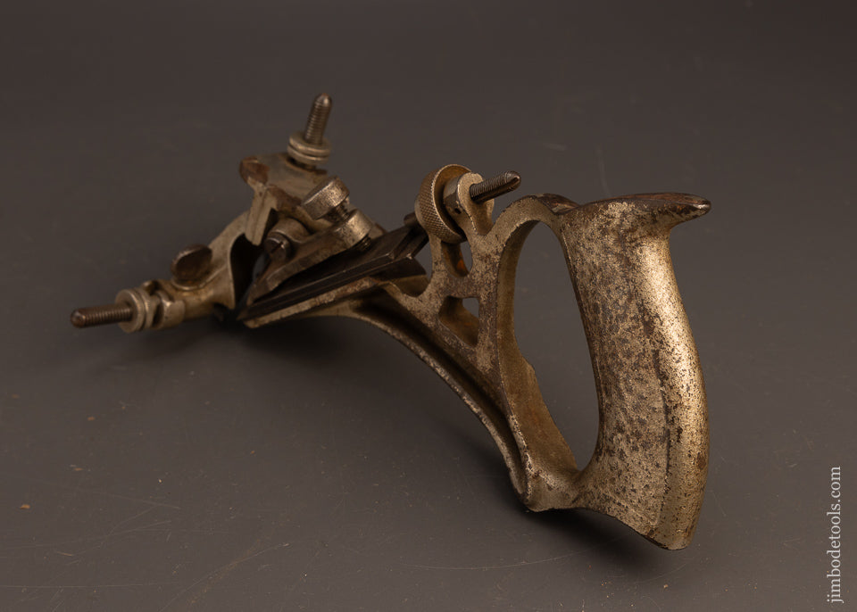 Rare-&-Complete-STANLEY-No.-196-Curved-Rabbet-Plane-117490