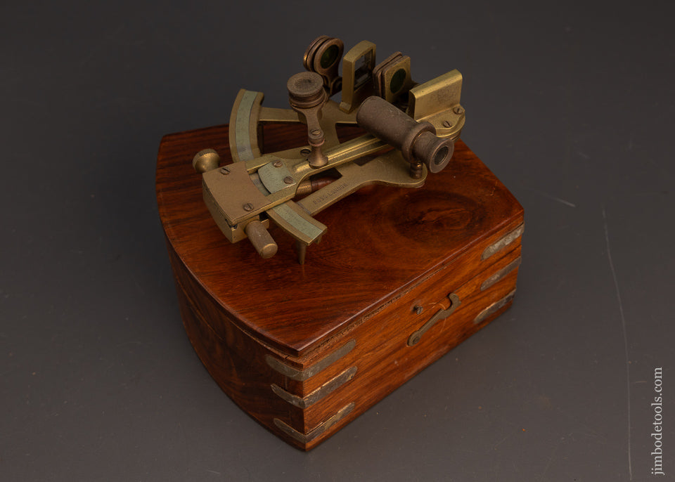 ROSS-LONDON-Sextant-in-Rosewood-Box-117498