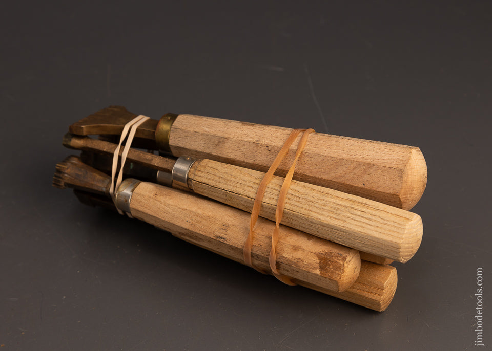 Gorgeous-Set-of-6-Brass-Bookbinder’s-Stamps-Bookbinding-117512