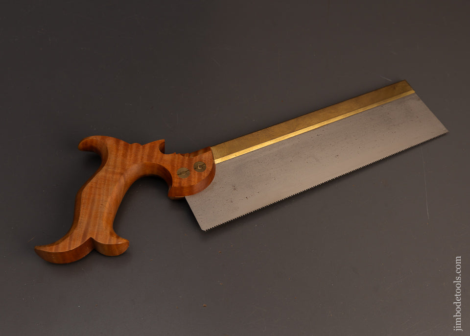 Near-Mint-LIE-Nielsen-11-Inch-Carcass-Saw-with-Discontinued-Tiger-Maple-Handle-117544