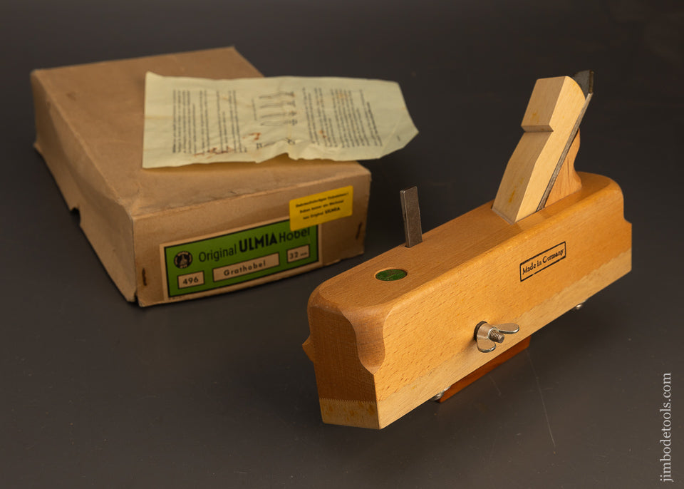 ULMIA-No.-496-Dovetail-Plane-Near-Mint-in-Box-Unused-117556