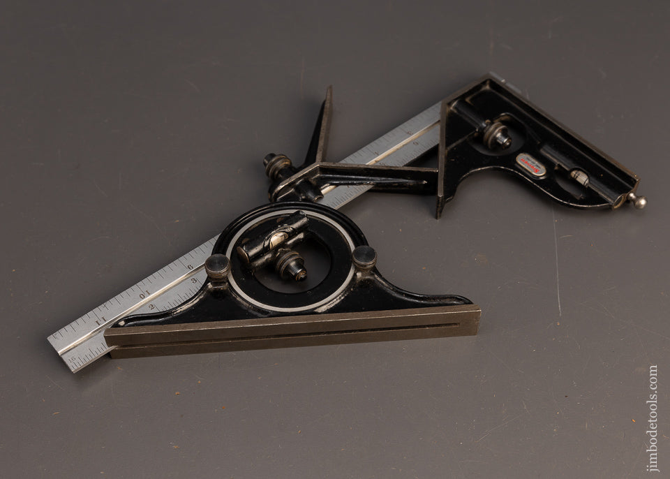 Near-Mint-STARRETT-Combination-Square-Set-12-Inch-117560