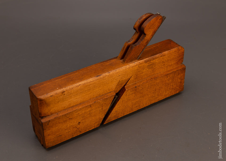 Crisp-&-Fine-Double-Side-Bead-Moulding-Plane-by-J.F.-&-G.M.-LINDSEY-1/4-Inch-Size-117589
