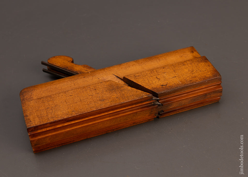 Crisp-&-Fine-Double-Side-Bead-Moulding-Plane-by-J.F.-&-G.M.-LINDSEY-1/4-Inch-Size-117589