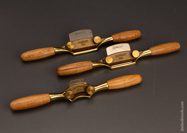 Set-of-3-Bogg’s-LIE-NIELSEN-Spoke-Shaves-117598