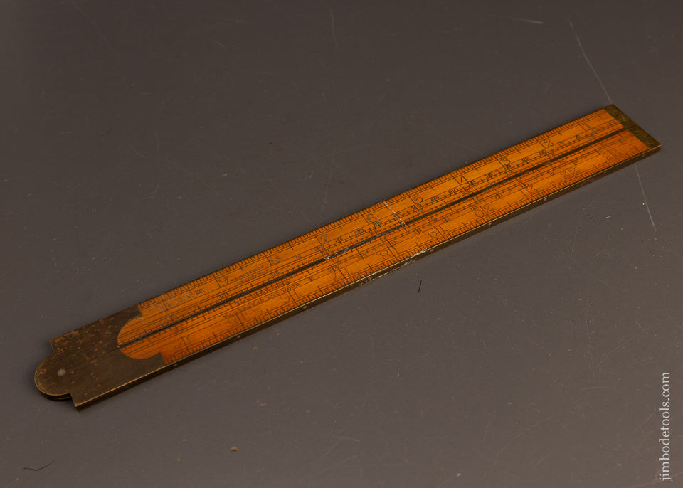 Rare-&-Fine-STANLEY-No.-16-Engineer’s-Boxwood-Folding-Rule-117624