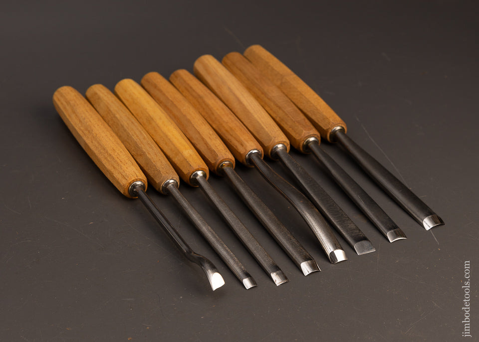 Mint-Set-of-8-PFEIL-SWISS-MADE-Carving-Chisels-Gouges-117643