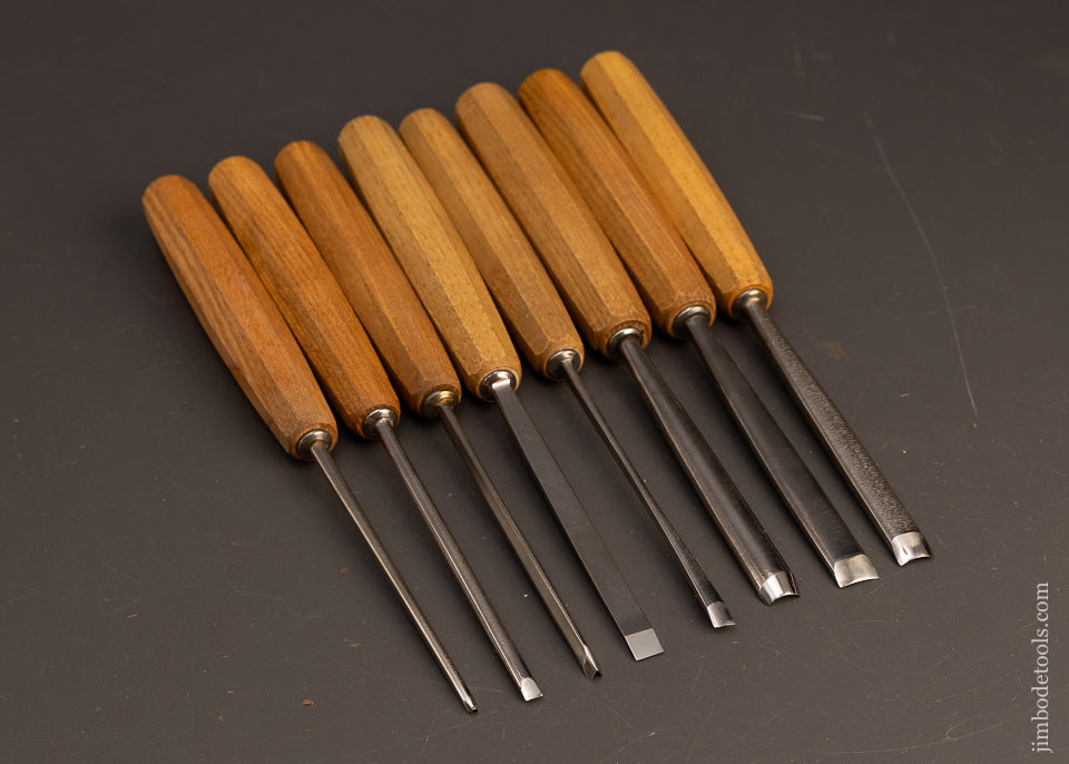 Mint-Set-of-8-PFEIL-SWISS-MADE-Carving-Chisels-Gouges-117644