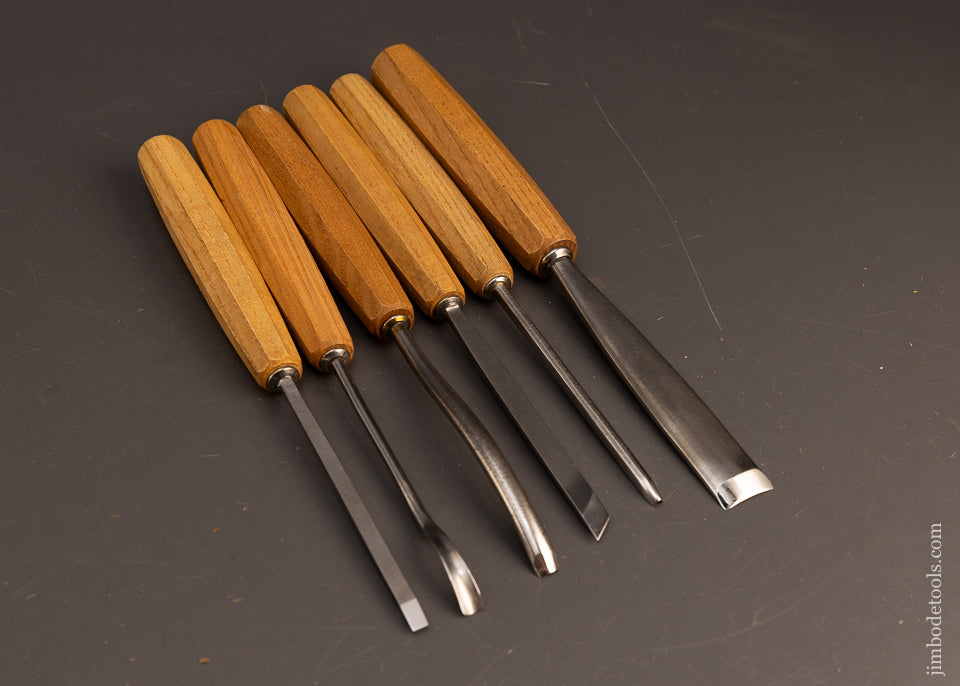Mint-Set-of-6-PFEIL-SWISS-MADE-Carving-Chisels-Gouges-117645