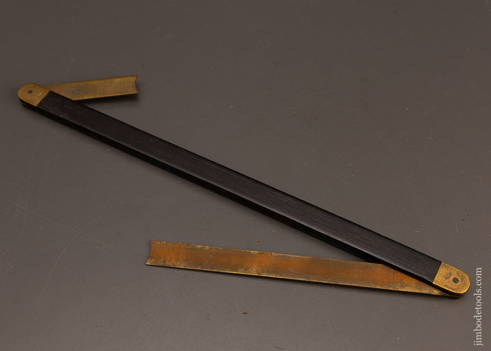 Ancient-Ebony-&-Brass-Shipwright’s-Bevel-Square-12-Inch-117646