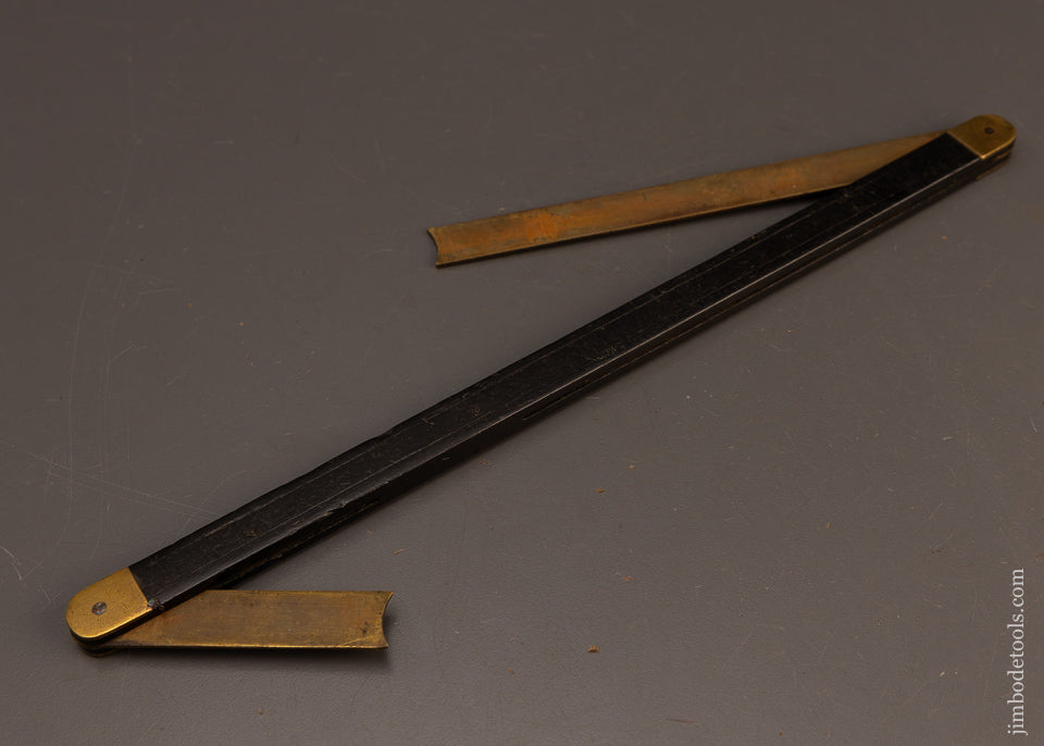 Ancient-Ebony-&-Brass-Shipwright’s-Bevel-Square-12-Inch-117646