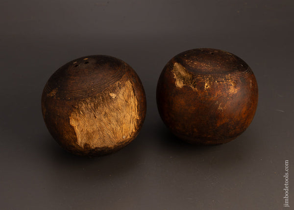 2-(TWO)-Large-Lignum-Vitae-Bowls-for-Turning-Mallet-Heads-117656
