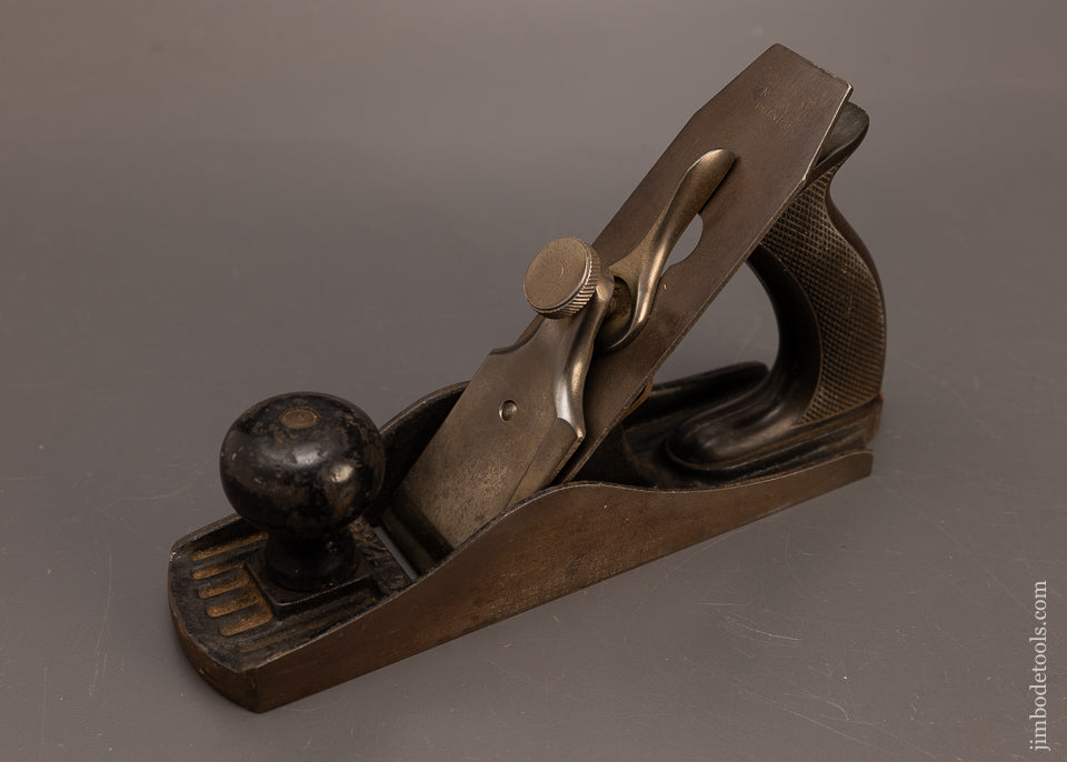 Rare-8-Inch-Corrugated-CHAPLIN’S-PATENT-Smooth-Plane-with-Adjustable-Mouth-117666