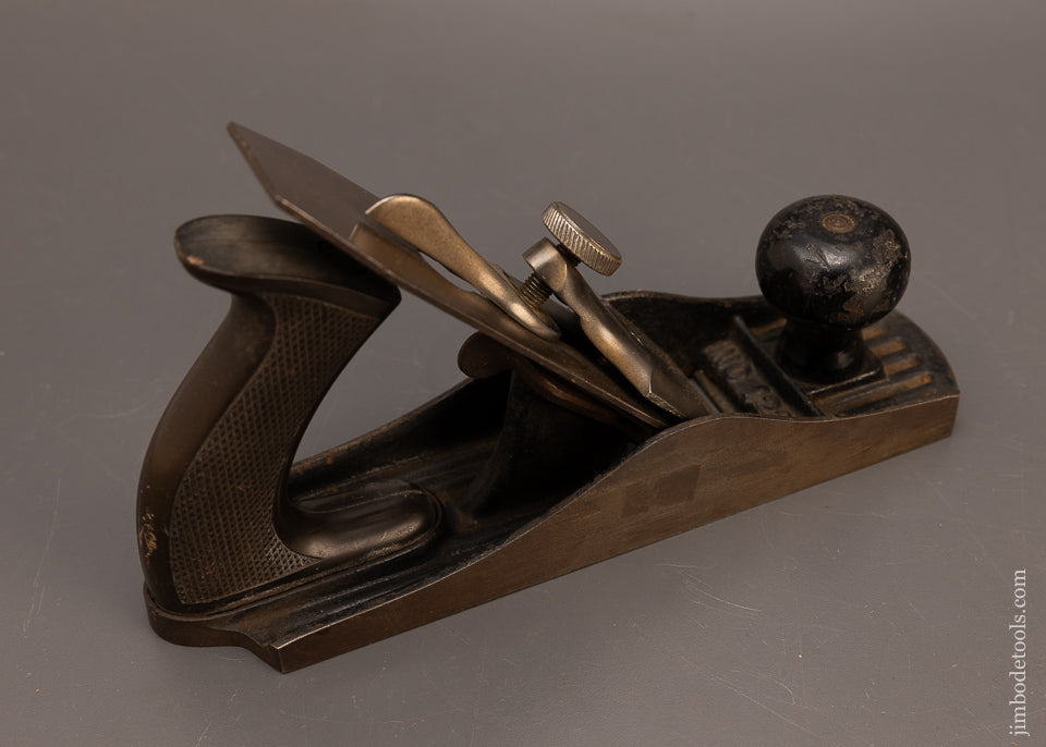 Rare-8-Inch-Corrugated-CHAPLIN’S-PATENT-Smooth-Plane-with-Adjustable-Mouth-117666