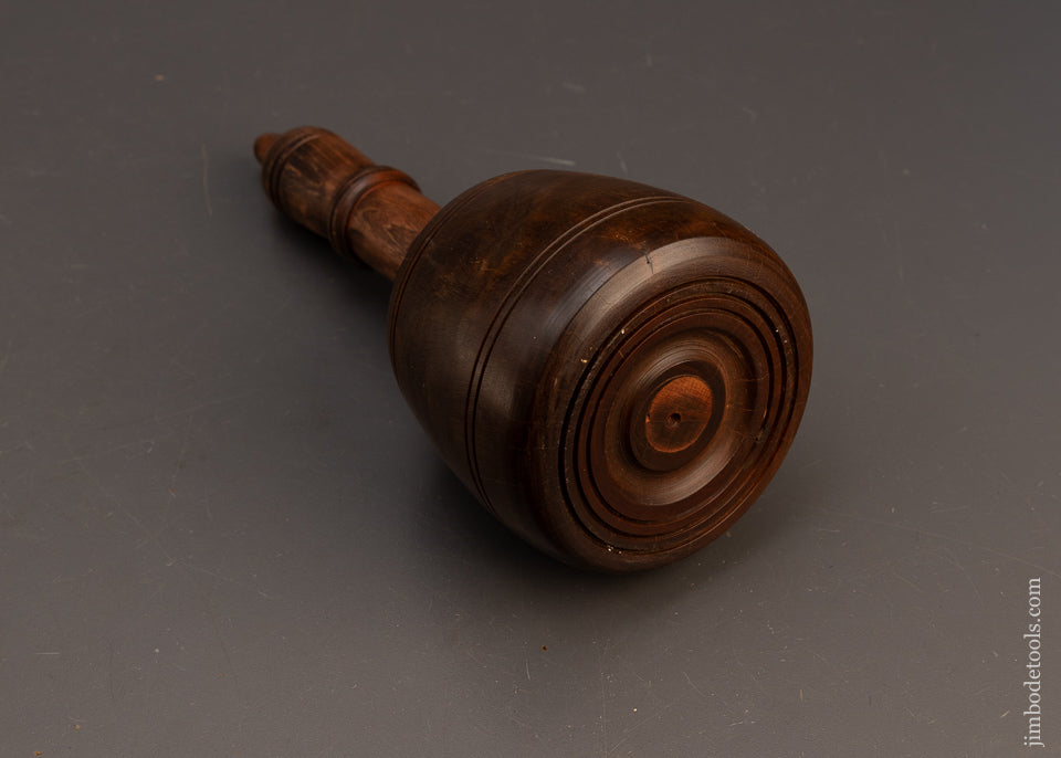 Stunning-1-Pound-12-Ounce-Fancy-Lignum-Vitae-English-Carving-Mallet-117696