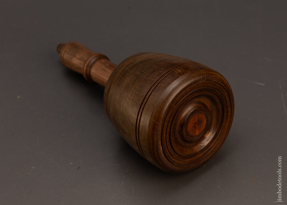 Stunning-1-Pound-12-Ounce-Fancy-Lignum-Vitae-English-Carving-Mallet-117697