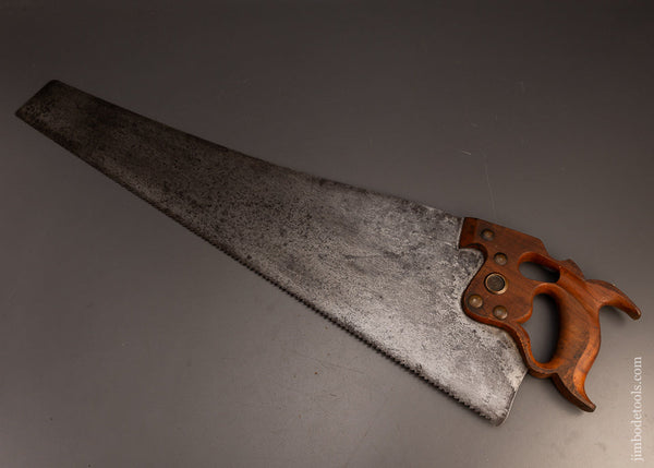 Excellent-DISSTON-No.-D-8-Thumb-Hole-Rip-Hand-Saw-117701