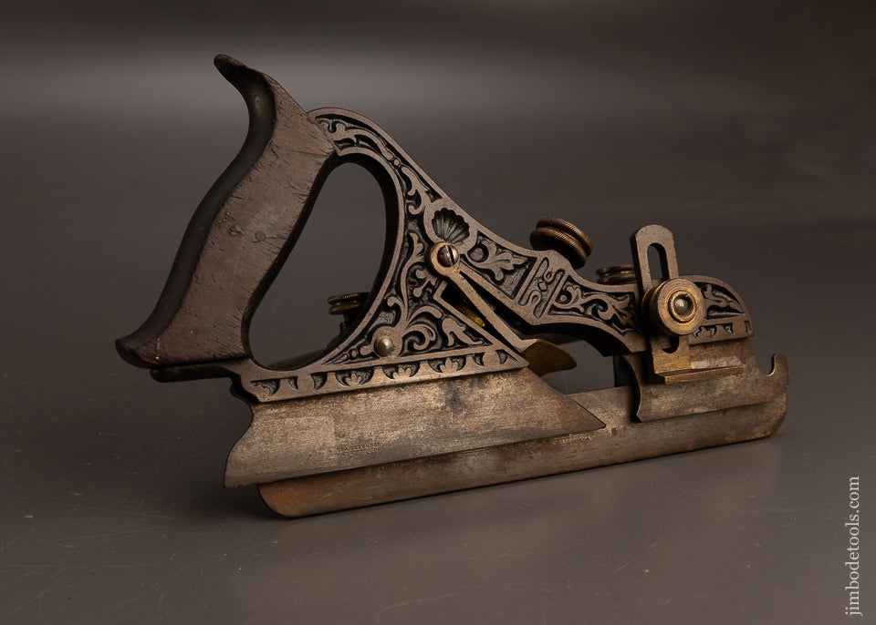 Early-Ornate-STANLEY-No.-43-MILLER’S-PATENT-Plow-Plane-117705