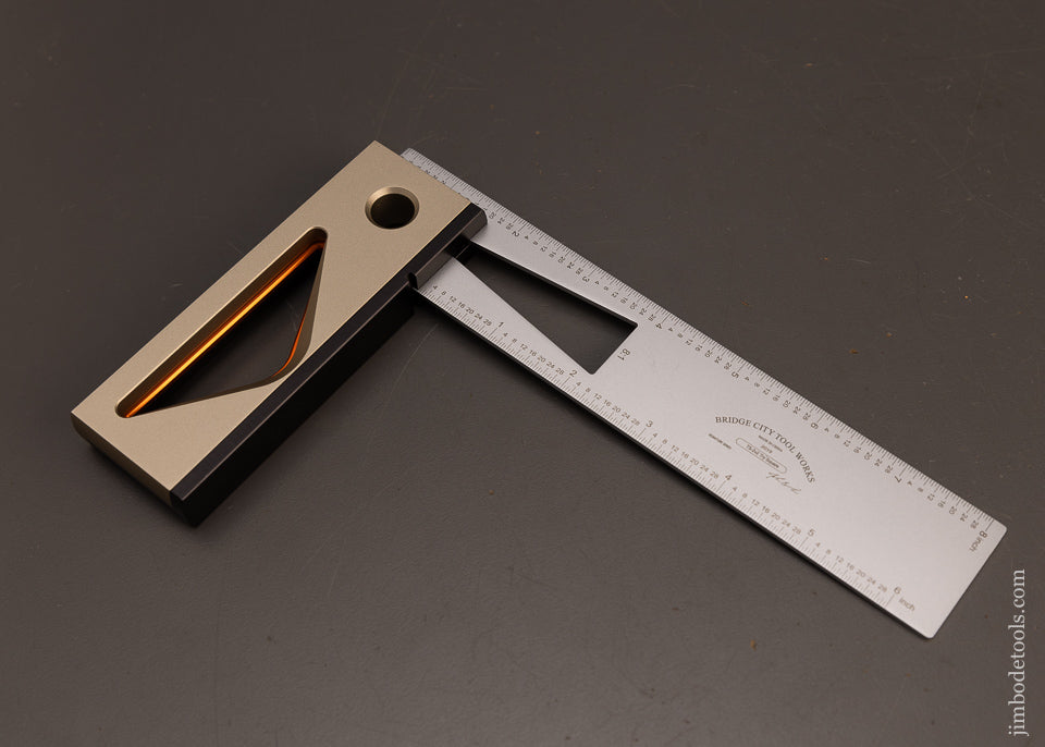 BRIDGE-CITY-TOOL-WORKS-Precision-6-Inch-Try-Square-Mint-117706