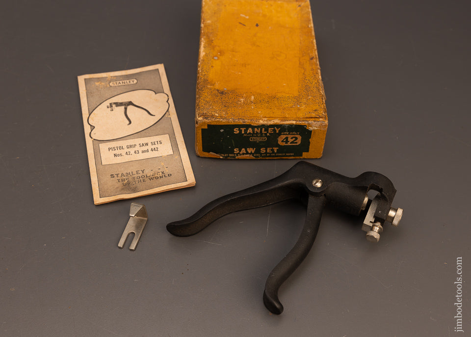 STANLEY-No.-42X-Saw-Set-Mint-in-Box-117710
