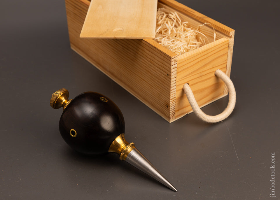 Amazing-8-Inch-Steel,-Brass-&-Lignum-Plumb-Bob-by-Roger-Smeaton-117734