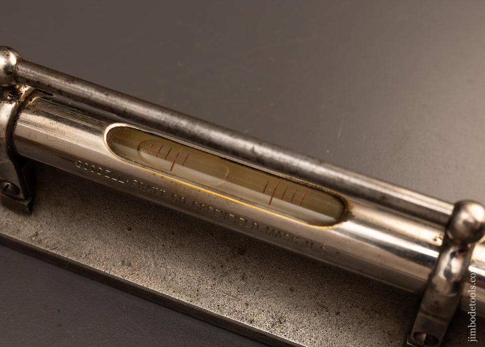 12-Inch-GOODELL-PRATT-Precision-Level-Near-Mint-in-Box-117752